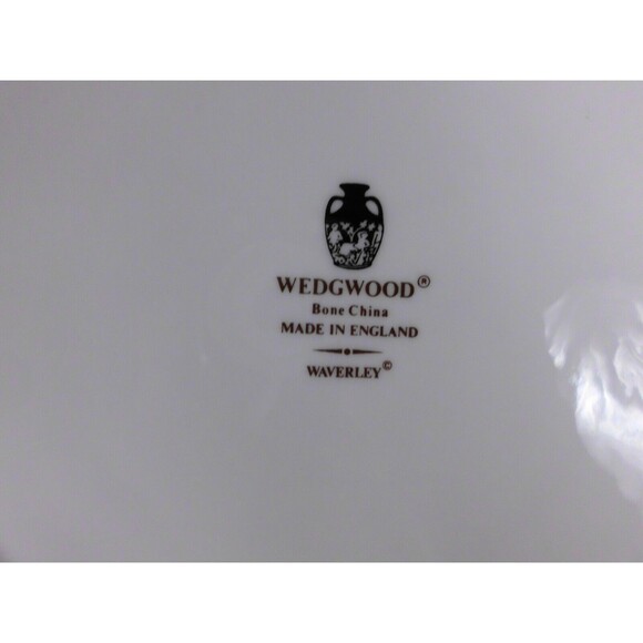 Vintage Wedgwood Waverley 5 Piece Place Setting Bone China England Plate Bowl - Picture 6 of 12